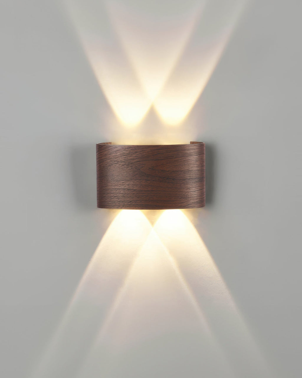 Applique murale extérieure LED 10 W IP65 effet bois – LumiCraft — dimensions et cotes (2)