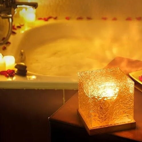 Projecteur d'ambiance effet vagues 16 couleurs, USB – AquaGlow — vue de face