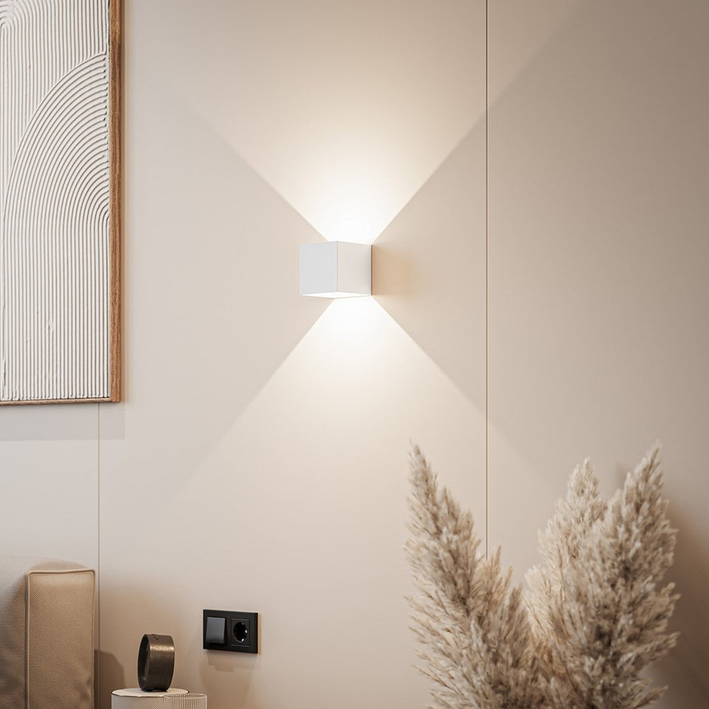 Applique murale LED IP54 à volets réglables 6 W – Xena — vue de face (2)