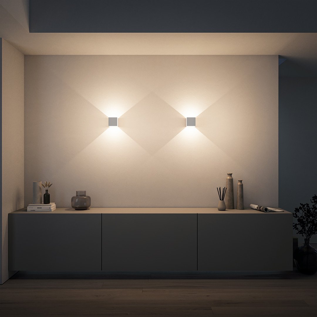 Applique murale LED IP54 à volets réglables 6 W – Xena — détail de la matière (2)