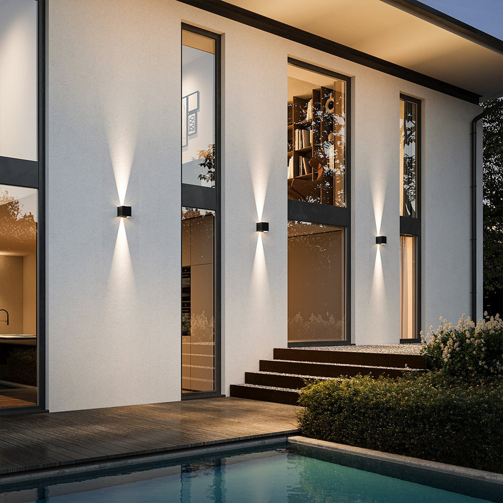 Applique murale LED IP54 à volets réglables 6 W – Xena — détail de la finition