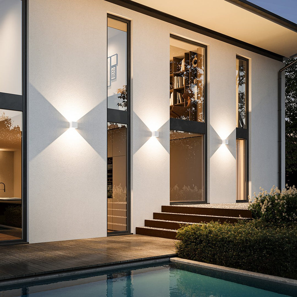 Applique murale LED IP54 à volets réglables 6 W – Xena — détail de la finition (2)