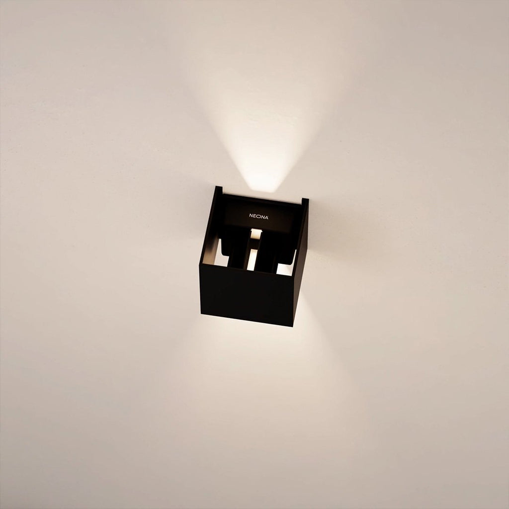 Applique murale LED IP54 à volets réglables 6 W – Xena — vue de dessous